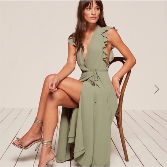 Reformation Petite Hillary Dress - Picture 2 of 8